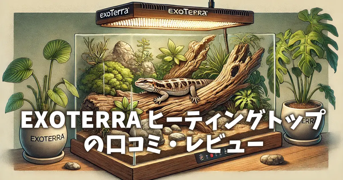 EXOTERRA ヒーティングトップの口コミ評価