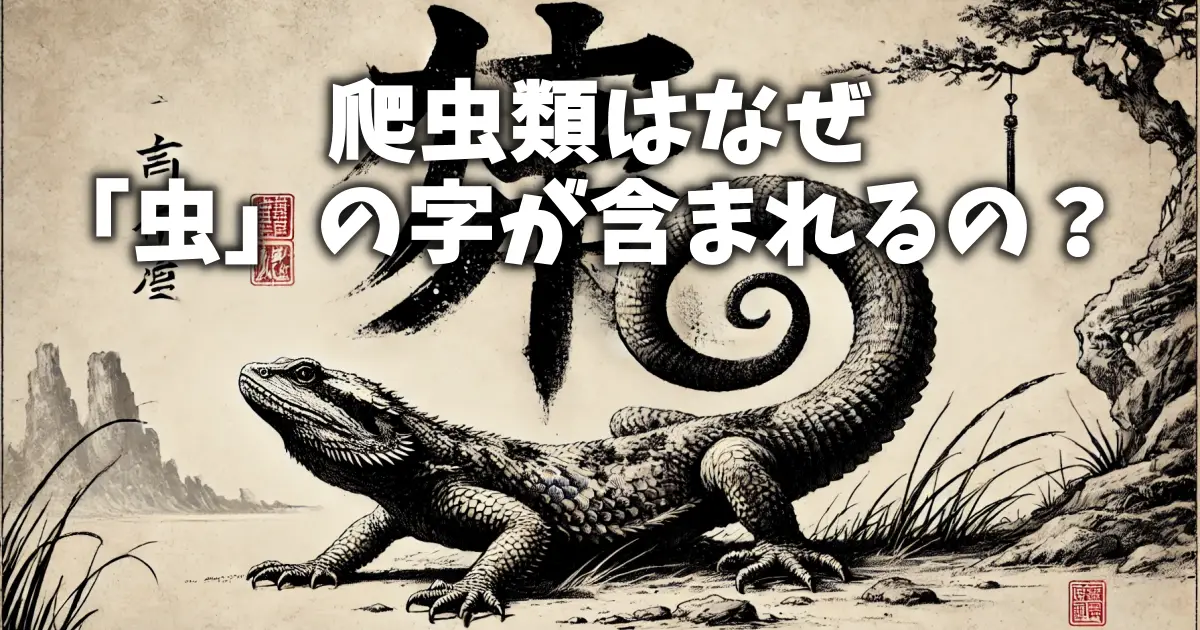 爬虫類はなぜ「虫」の字が含まれるの？虫や両生類との違いも解説！